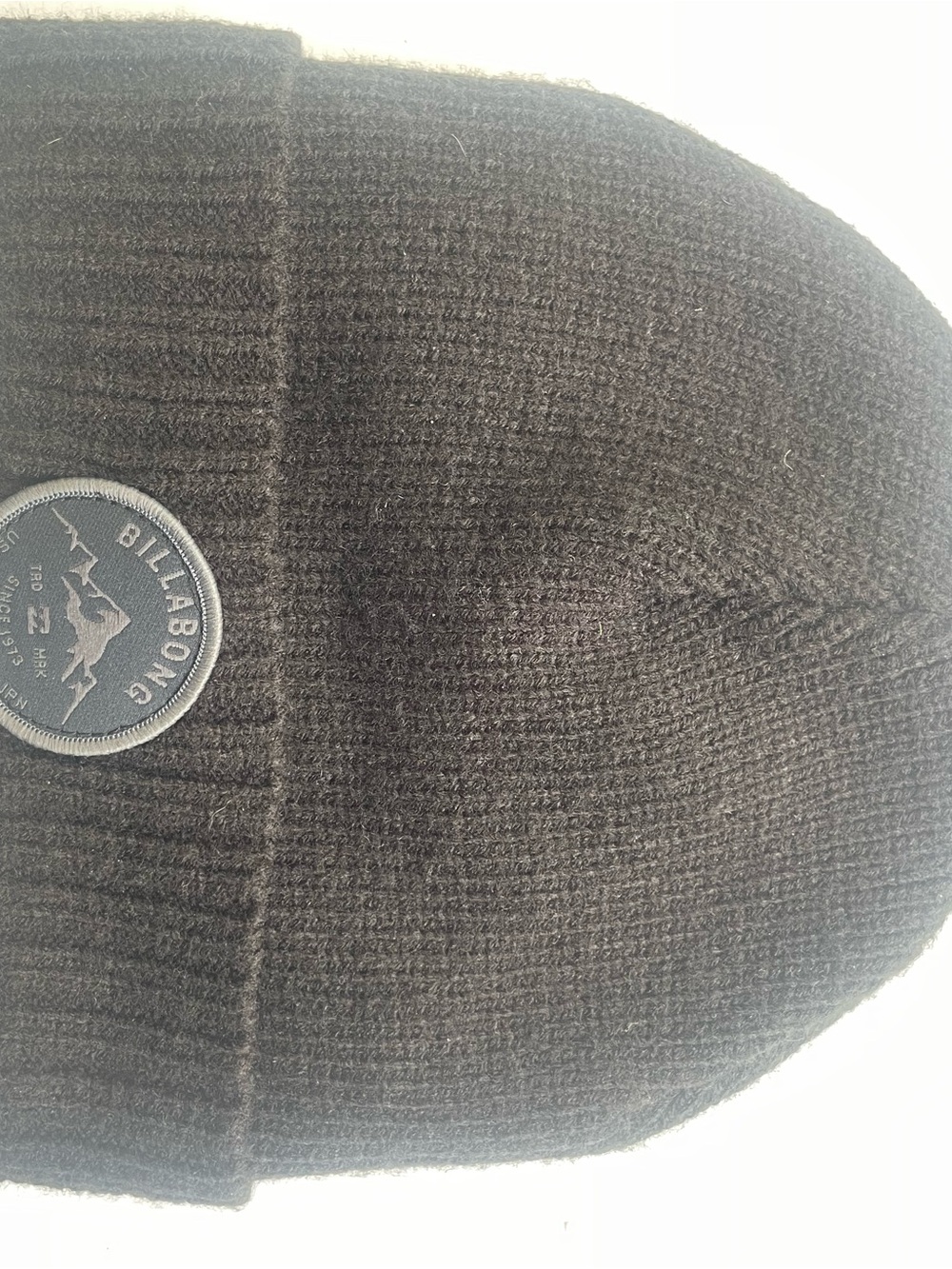 Billabong USA Outdoor Surf Skate Black Knit Beanie Fleece Lined Cap